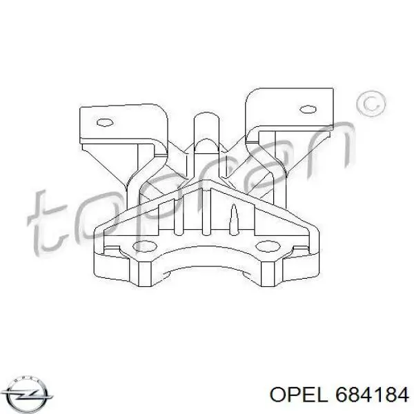 Купити 684184 Opel Подушка (опора) двигуна, права