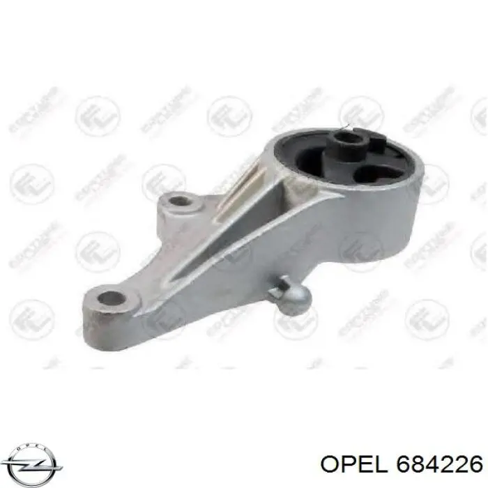 Подушка (опора) двигуна, передня 684226 Opel