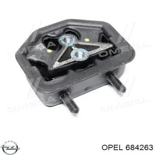 684263 Opel подушка (опора двигуна, права)