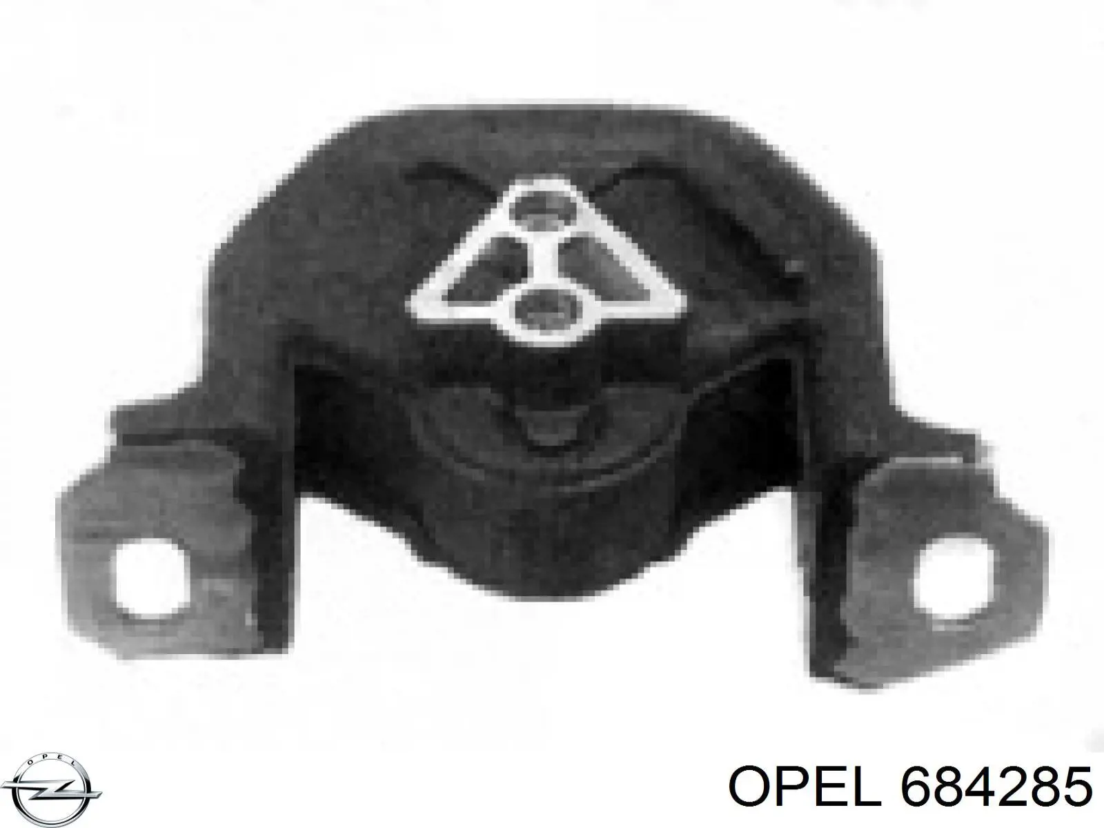 684285 Opel подушка (опора двигуна, ліва)