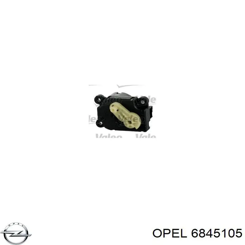 Двигун заслінки рециркуляції повітря 6845105 Opel