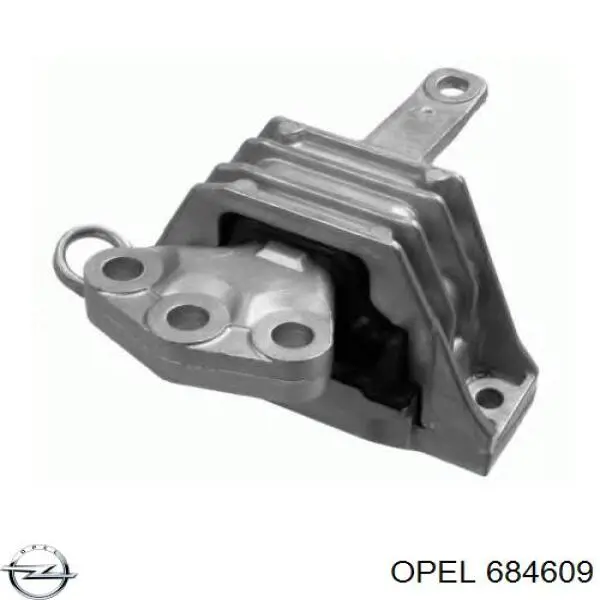 Права подушка двигуна Opel 684609 ціна, від 68.71 USD