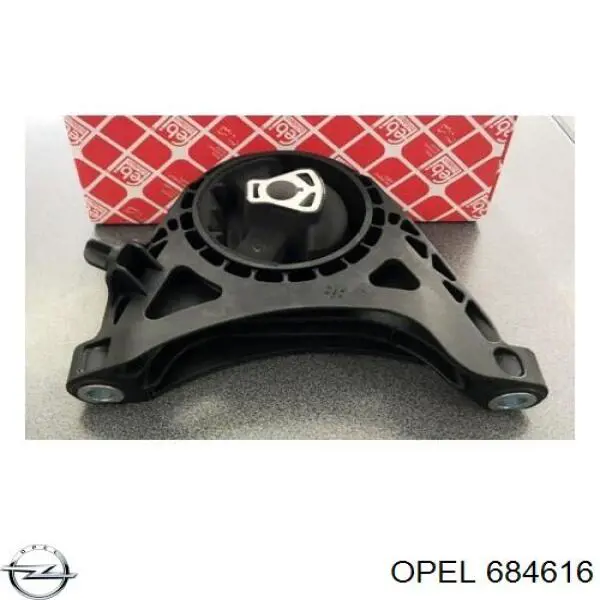 684616 Opel подушка (опора двигуна, передня)
