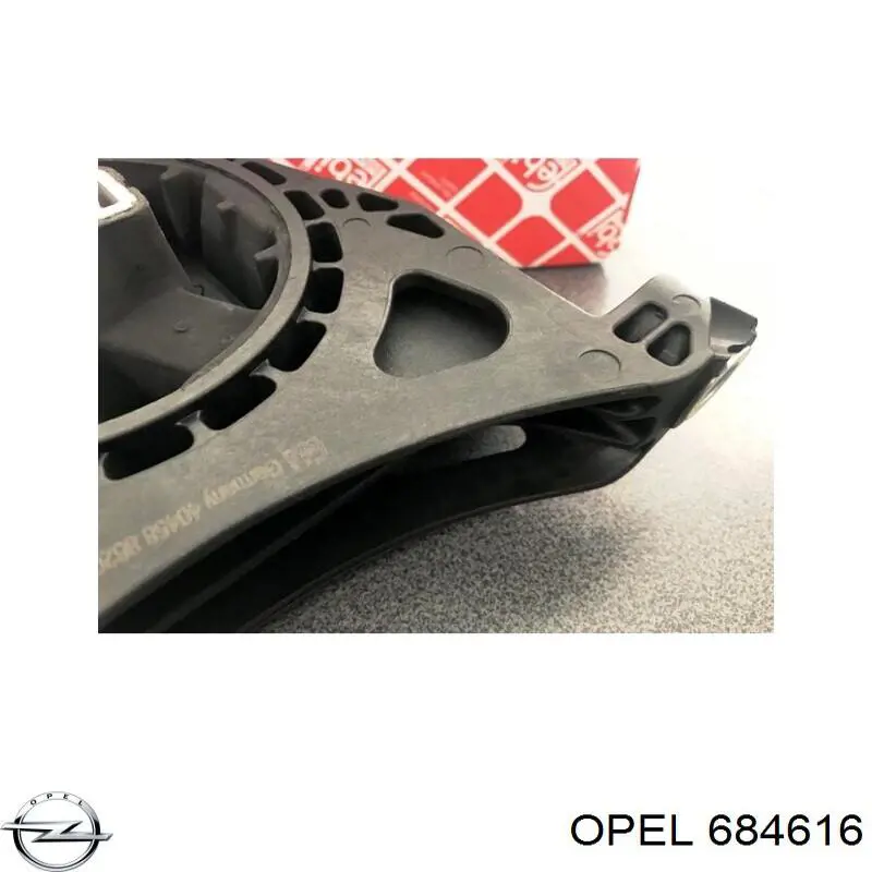 684616 Opel Подушка передньої опори двигуна