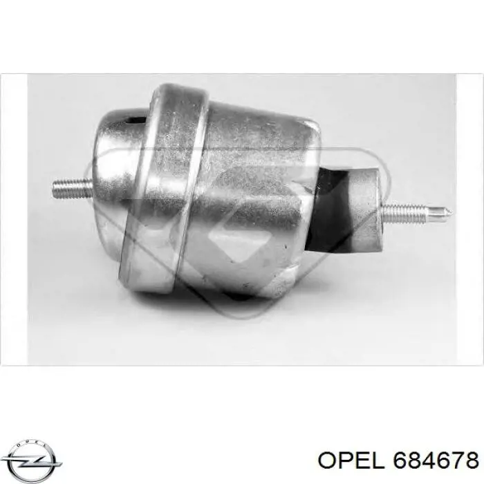 Подушка (опора) двигуна, ліва 90498423 Opel