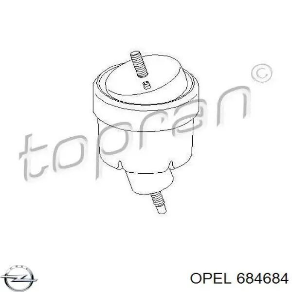 Купити OPEM072 Kautek Подушка (опора) двигуна, ліва