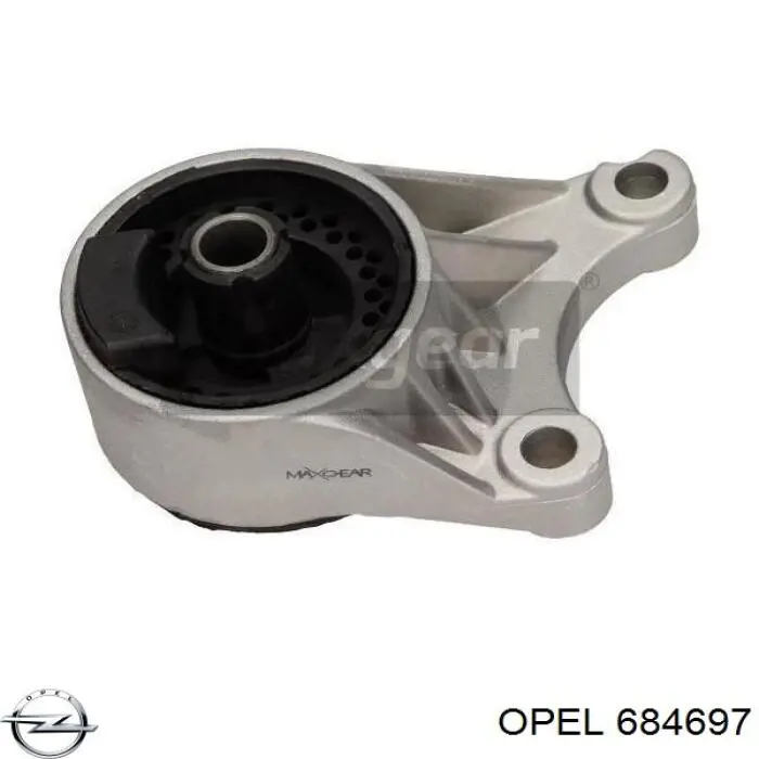 684697 Opel подушка (опора двигуна, передня)