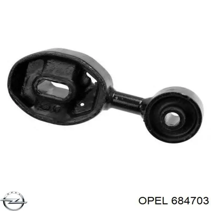 Подушка (опора) двигуна, задня 684703 Opel