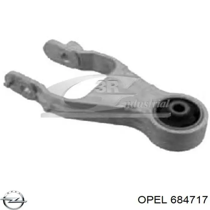 Подушка (опора) двигуна, задня Opel 684717 ціна, від 17.66 USD