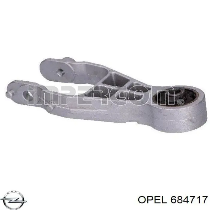 684717 Opel подушка (опора двигуна, задня)