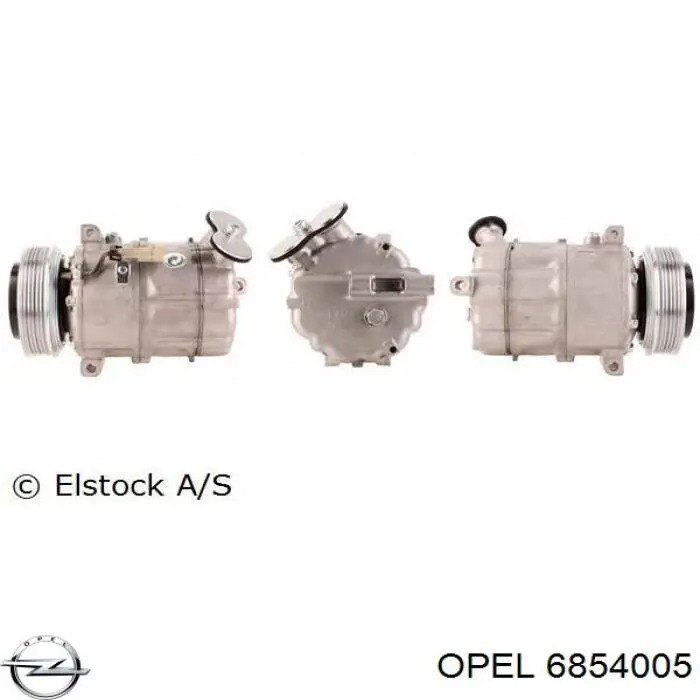 Компресор системи кондиціювання Opel 6854005 ціна, від 79.90 USD