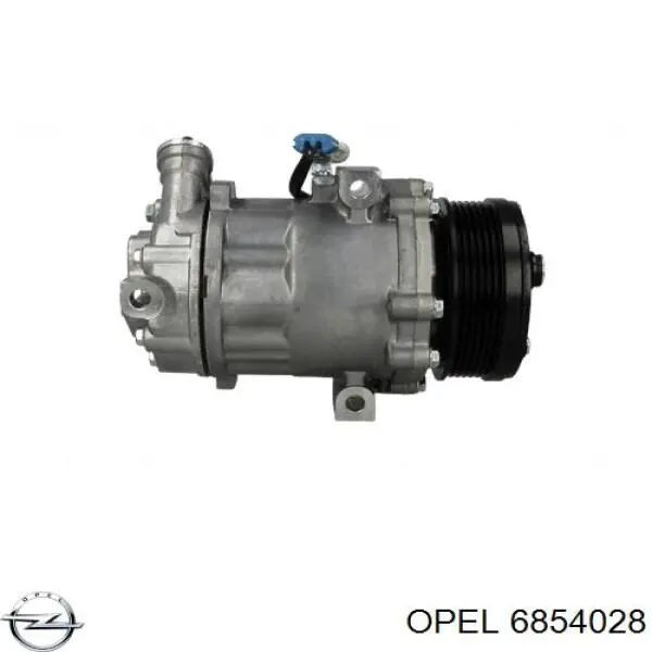 Компресор кондиціонера 6854028 Opel