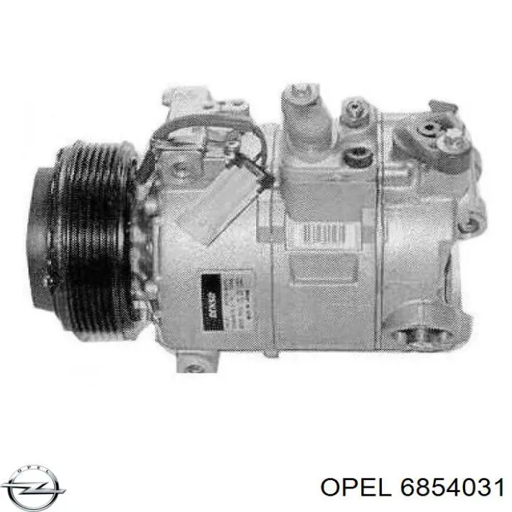 Компресор кондиціонера 6854031 Opel