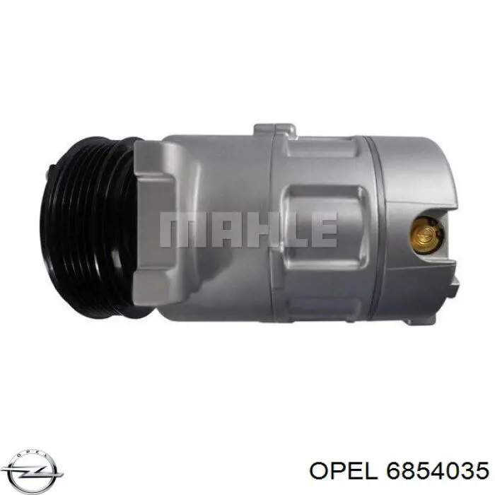 Компресор кондиціонера 6854035 Opel