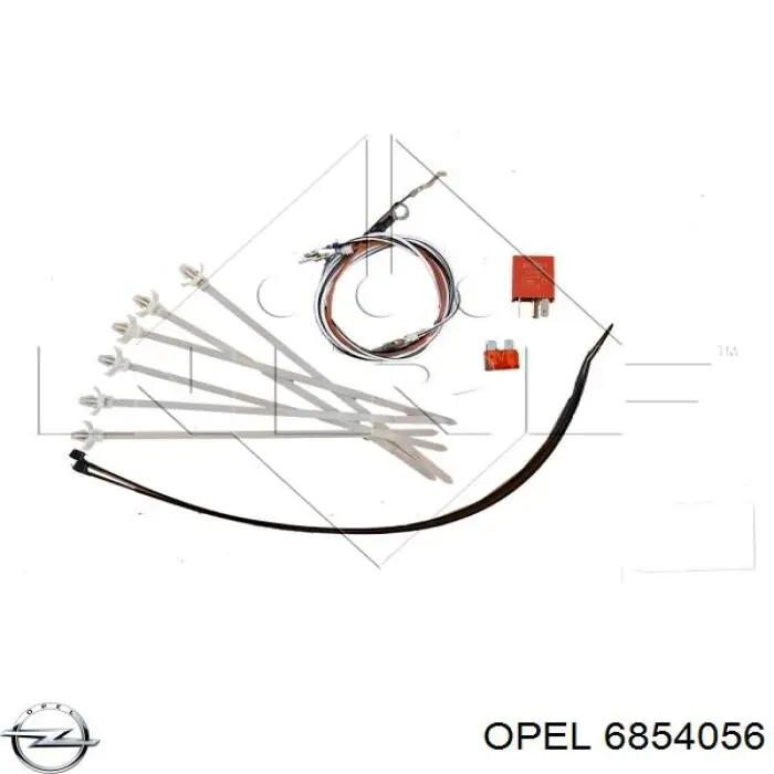 Компресор кондиціонера 6854056 Opel