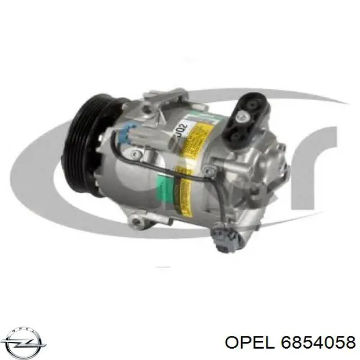 Компресор кондиціонера 6854058 Opel