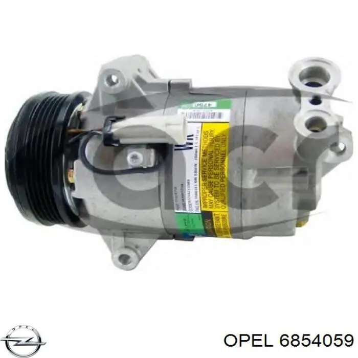 6854059 Opel компресор кондиціонера