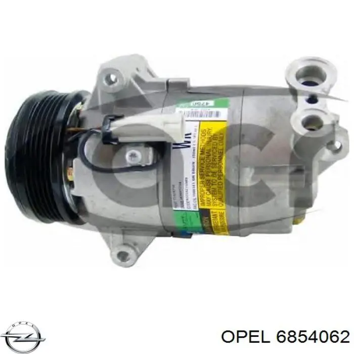 Компресор кондиціонера 6854062 Opel