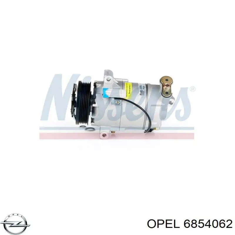 Компресор кондиціонера 6854062 Opel