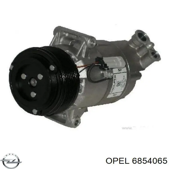 Компресор кондиціонера 6854065 Opel