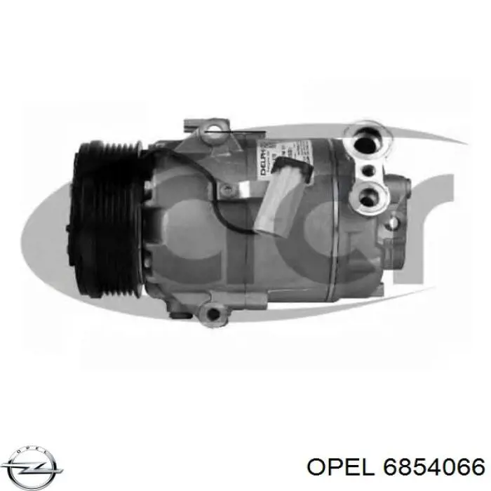 6854066 Opel компресор кондиціонера