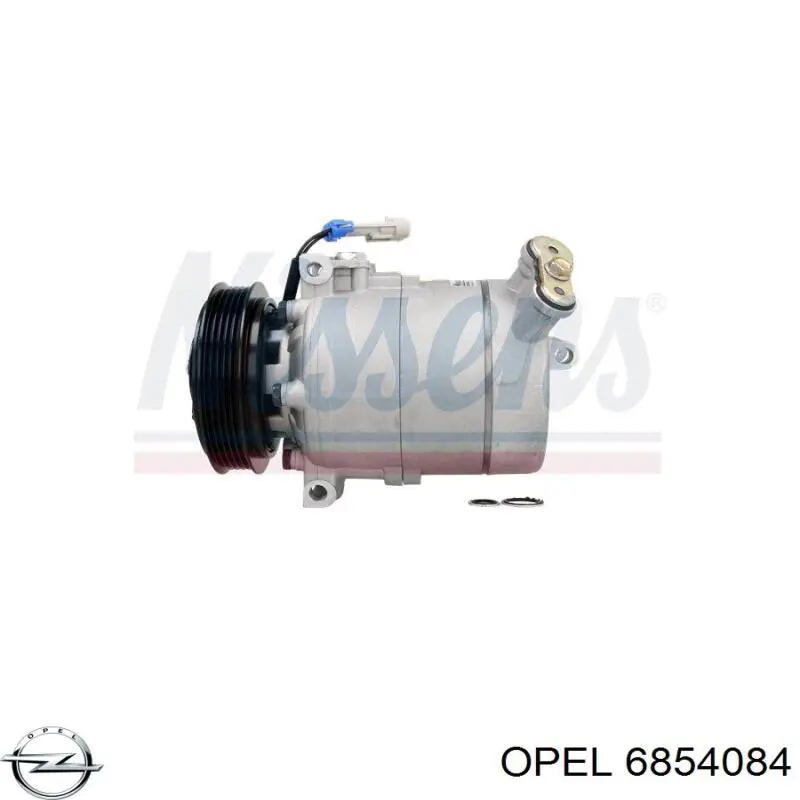 Компресор кондиціонера 6854084 Opel