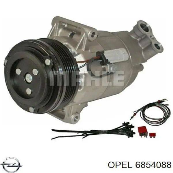 Компресор кондиціонера 6854088 Opel