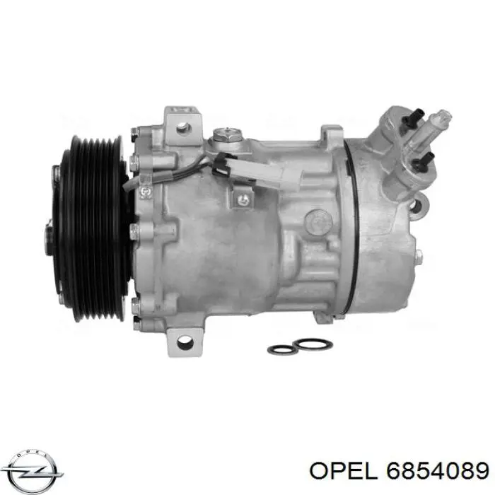 Компресор системи кондиціювання Opel 6854089 ціна, від 164.70 USD