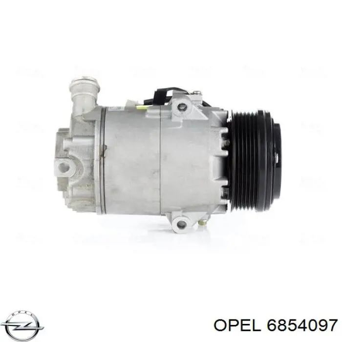 Компресор системи кондиціювання Opel 6854097 ціна, від 81.08 USD