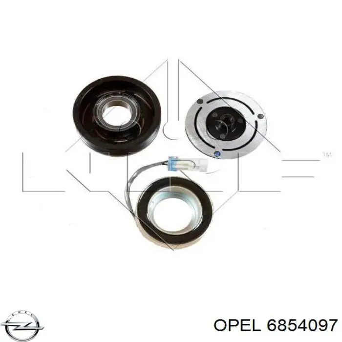 Купити 6854097 Opel Компресор кліматичної установки