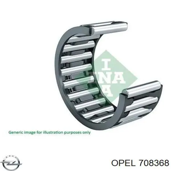 Підшипник КПП Opel 708368 ціна, від 16.98 USD