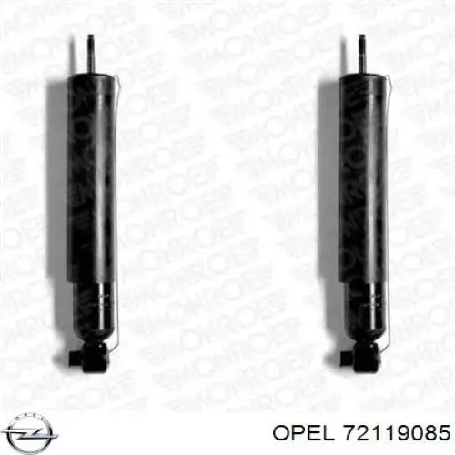 Купити 72119085 Opel Стійка амортизатора задня