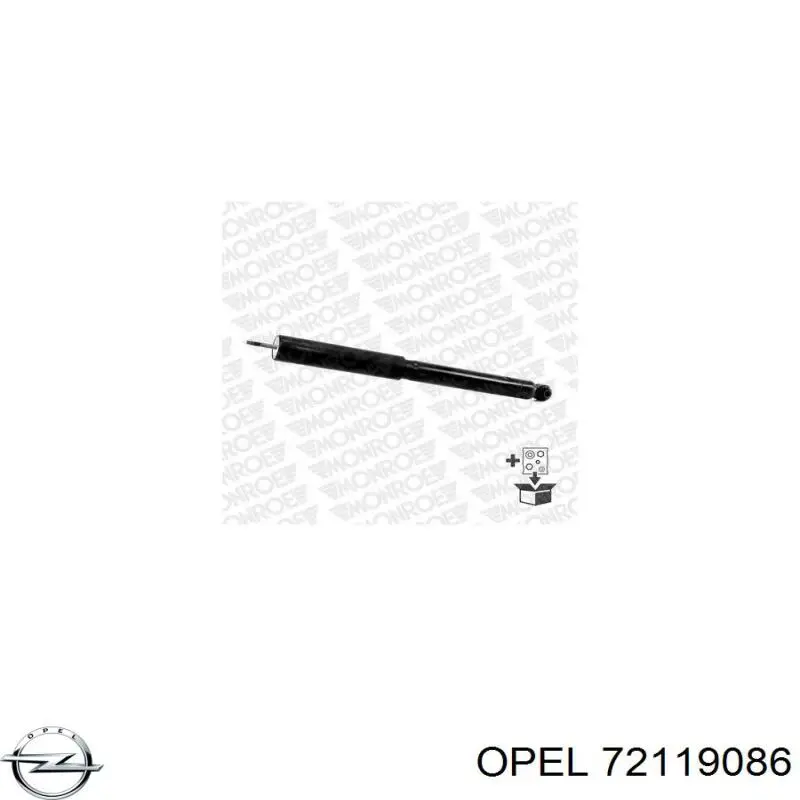 72119086 Opel амортизатор задній