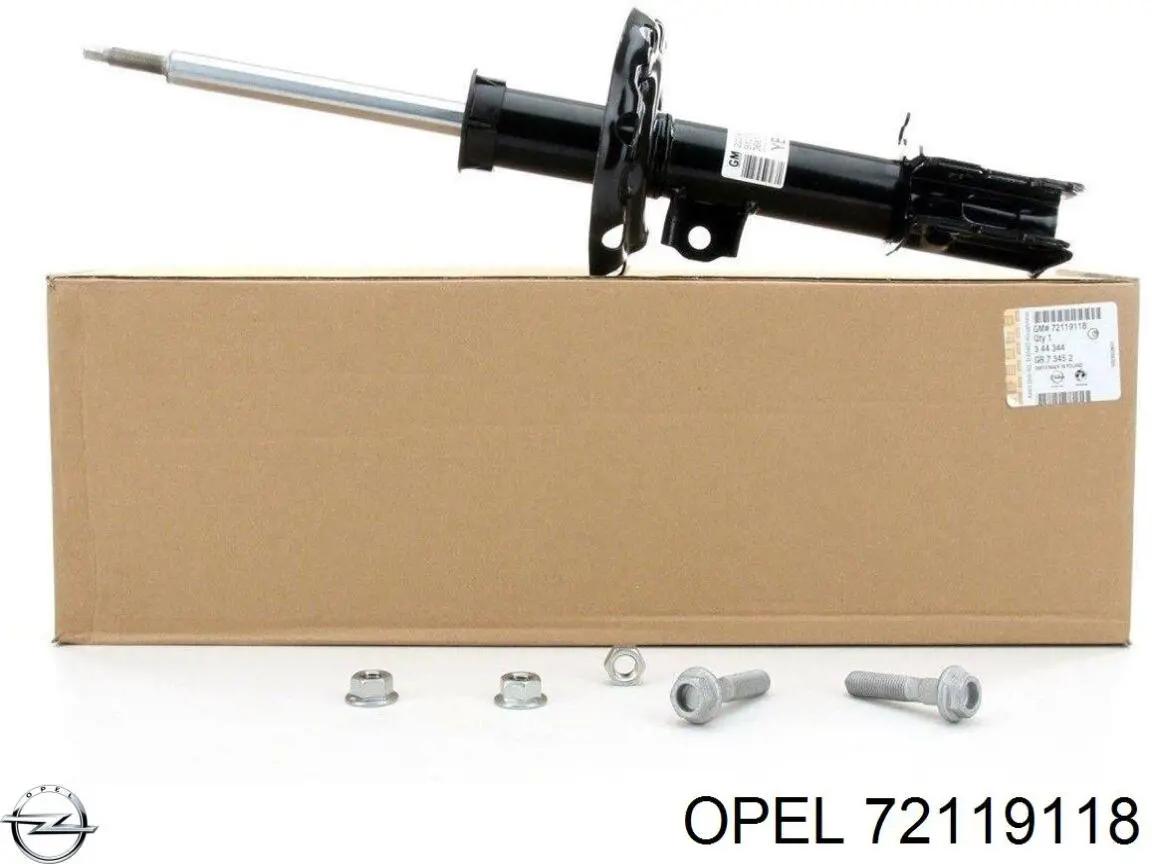 Амортизатор передній, правий Opel 72119118 ціна, від 33.50 USD