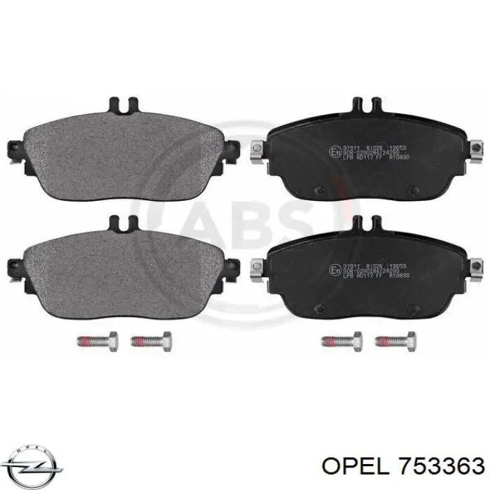  Opel 753363 ціна, від 0.88 USD