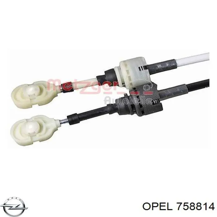 Трос перемикання передач, здвоєний Opel 758814 ціна, від 80.30 USD