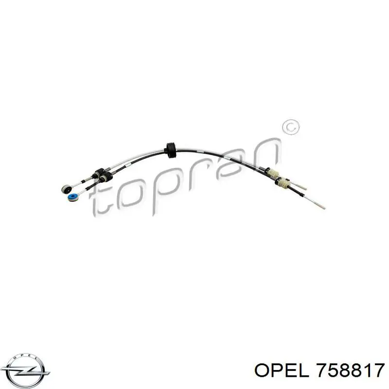 Трос перемикання передач, здвоєний Opel 758817 ціна, від 56.47 USD