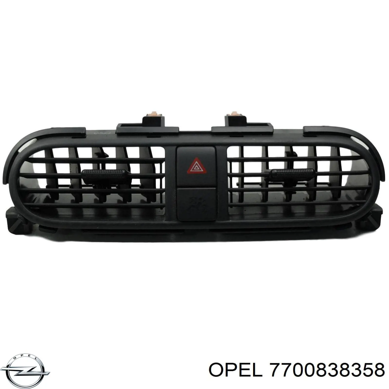 Решітка вентиляційна задня Opel 7700838358 ціна, від 8.87 USD