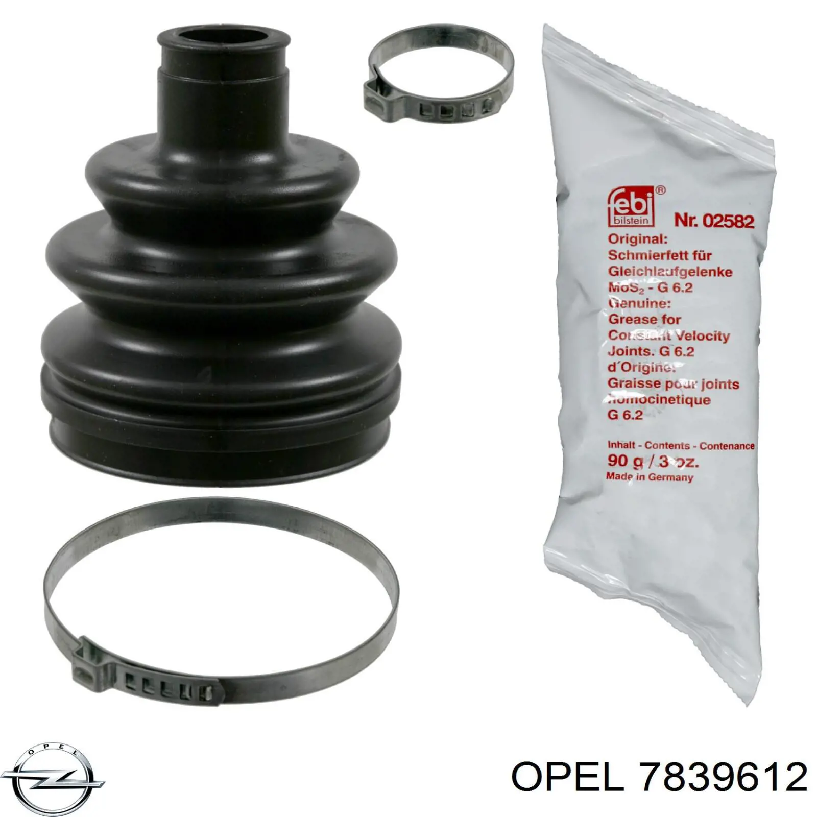 7839612 Opel Пильник ШРУСа зовнішній, передній піввісі