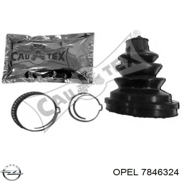7846324 Opel Пильник ШРКШ внутрішній, передній півосі