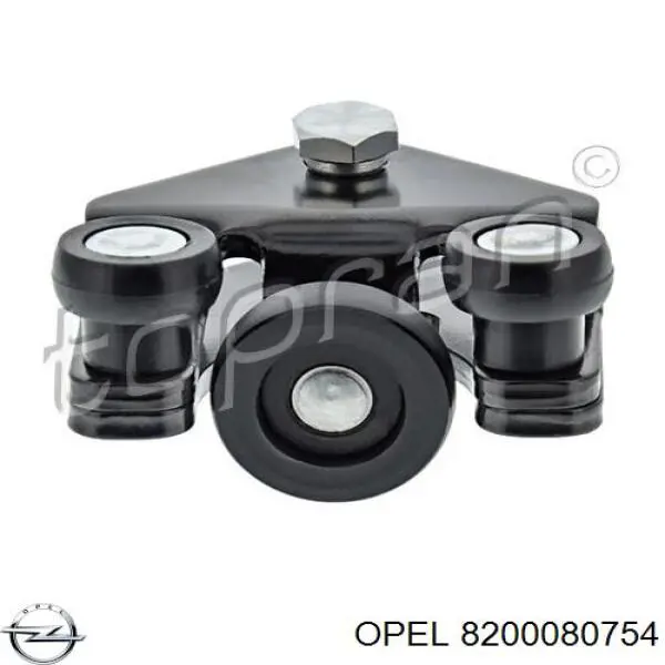 Ролик дверей бічних/зсувних, правий нижній Opel 8200080754