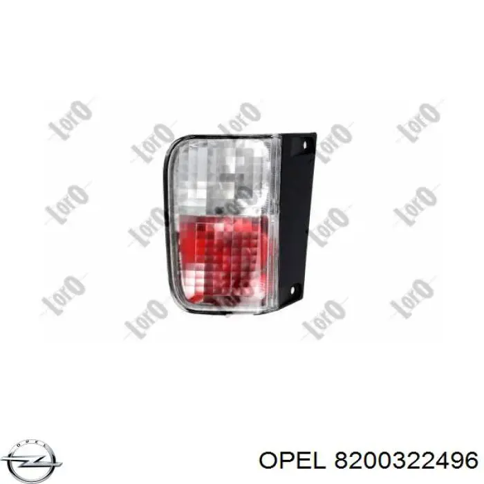 Купити 8200322496 Opel Ліхтар протитуманний задній, лівий