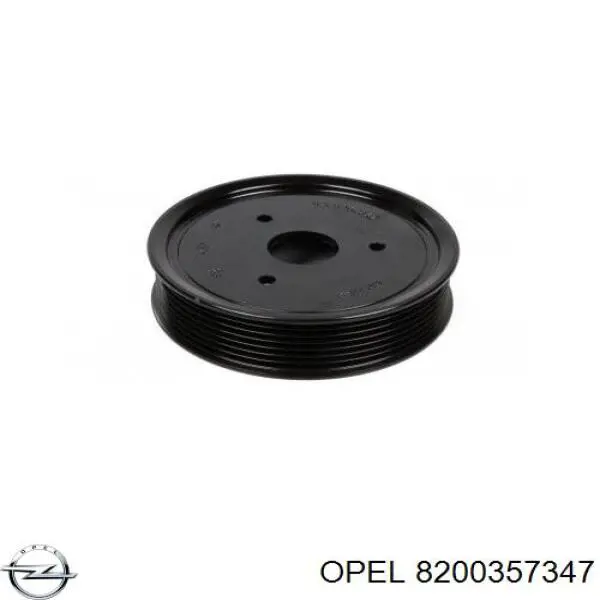 8200357347 Opel шків насосу гідропідсилювача керма (гпк)