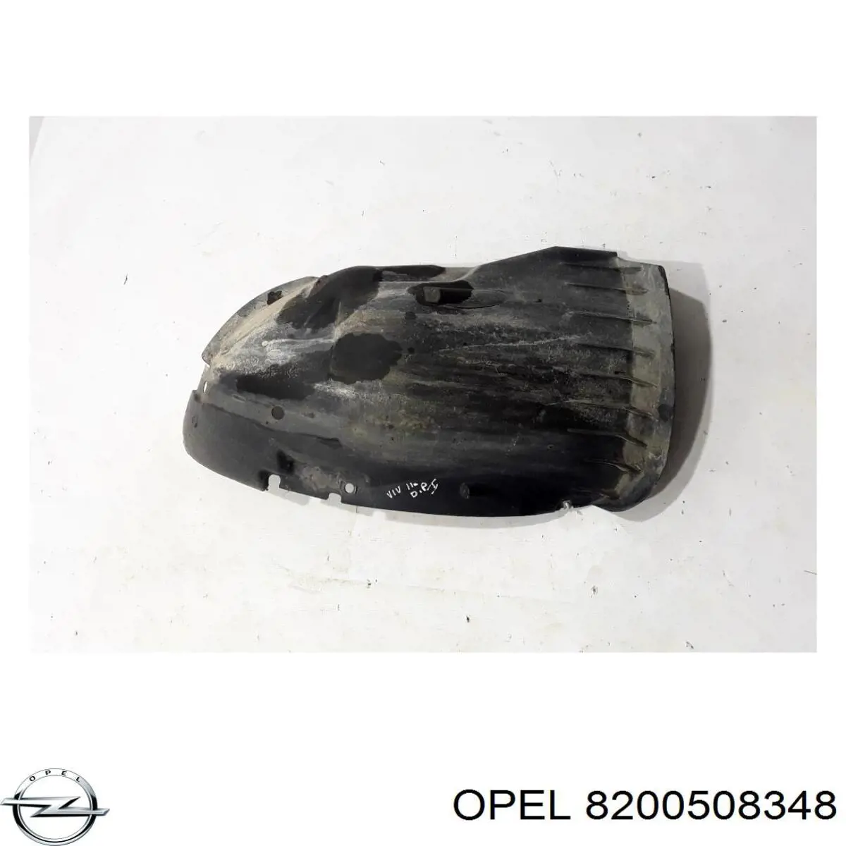 Підкрилок переднього крила, правий передній 8200508348 Opel