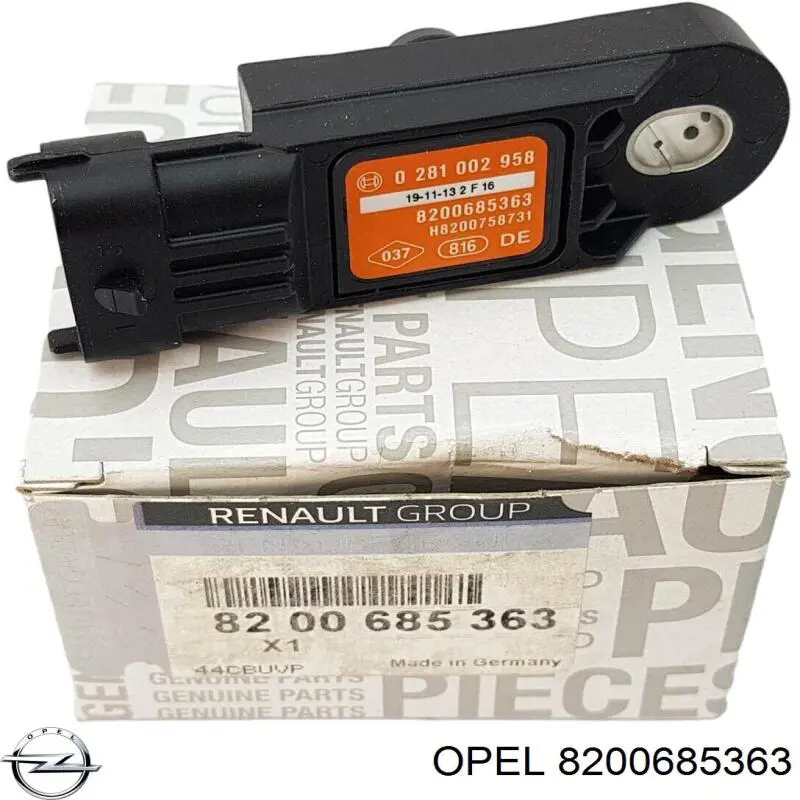 8200685363 Opel Датчик наддува