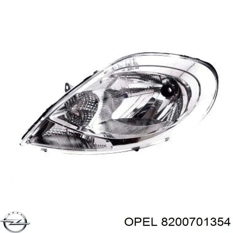 Купити 8200701354 Opel Основна фара в зборі ліва