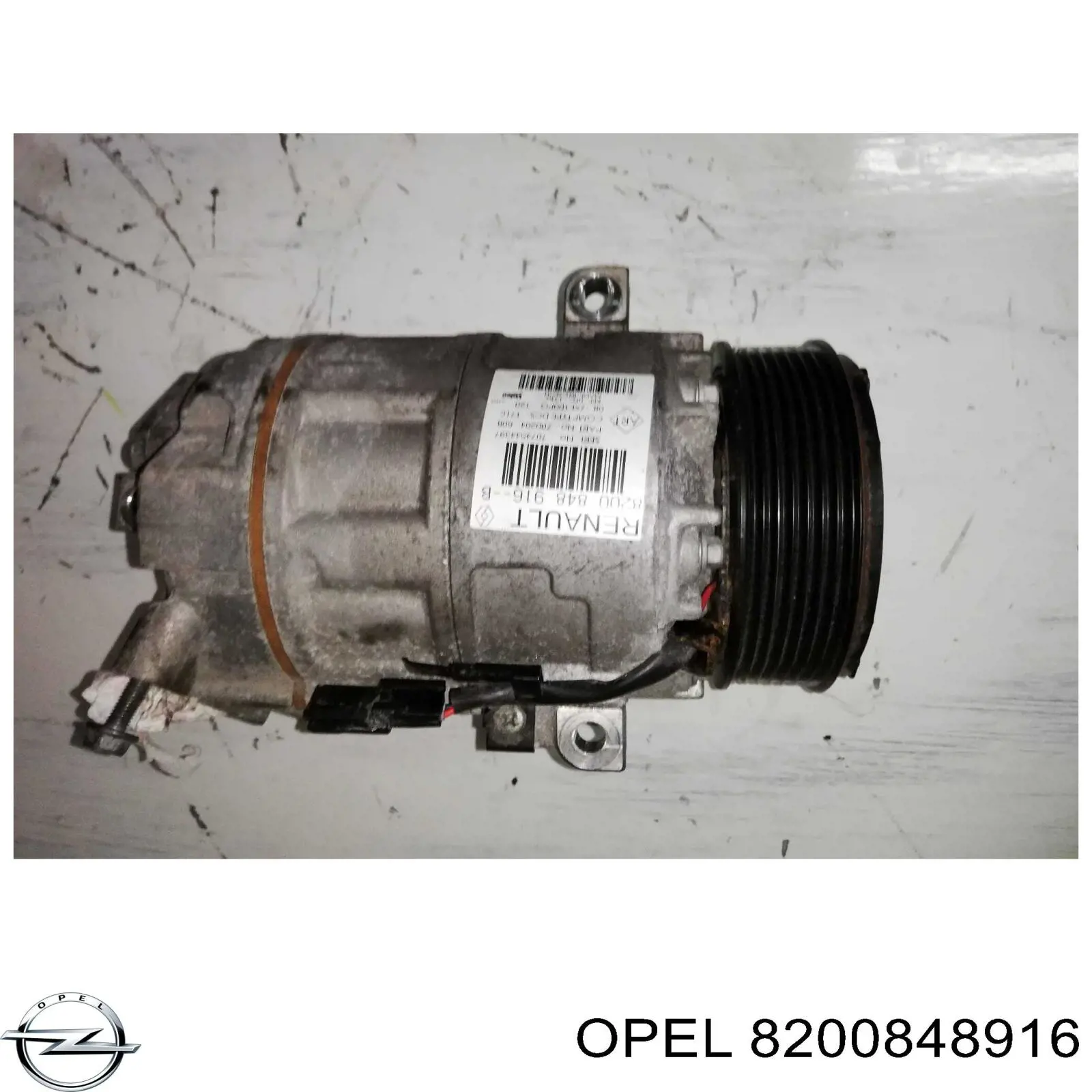 Компресор кондиціонера 8200848916 Opel
