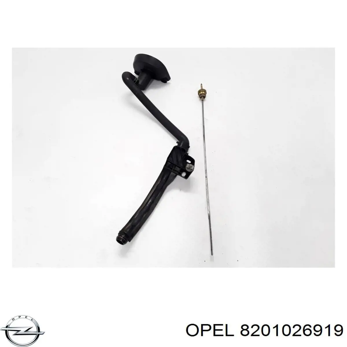 8201026919 Opel Направляюча щупа-індикатора рівня масла в двигуні