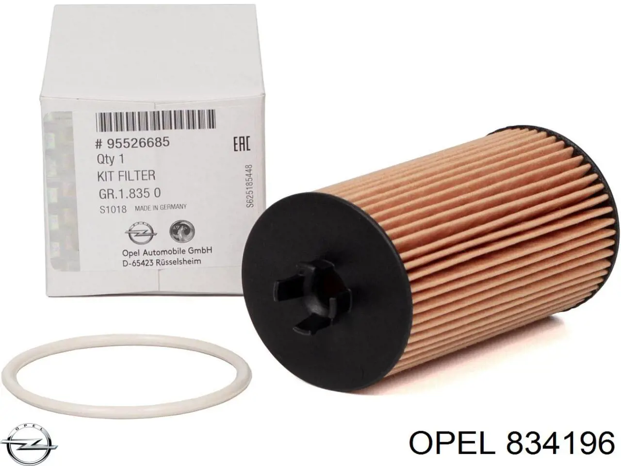 834196 Opel фільтр повітряний