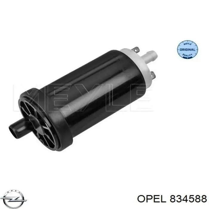 834588 Opel повітрозабірник повітряного фільтра